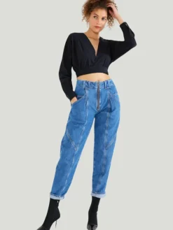 ÉTICA Denim Zoya Vintage Utility Pant