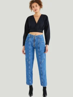 ÉTICA Denim Zoya Vintage Utility Pant