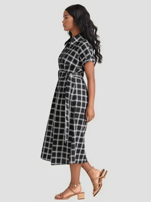 Universal Standard Sandy Stretch Poplin Shirtdress